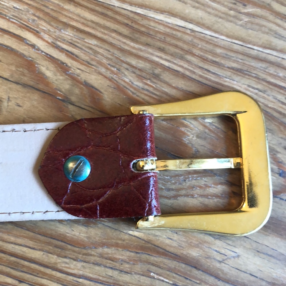Code Azure leather belt - Picture 3 of 11